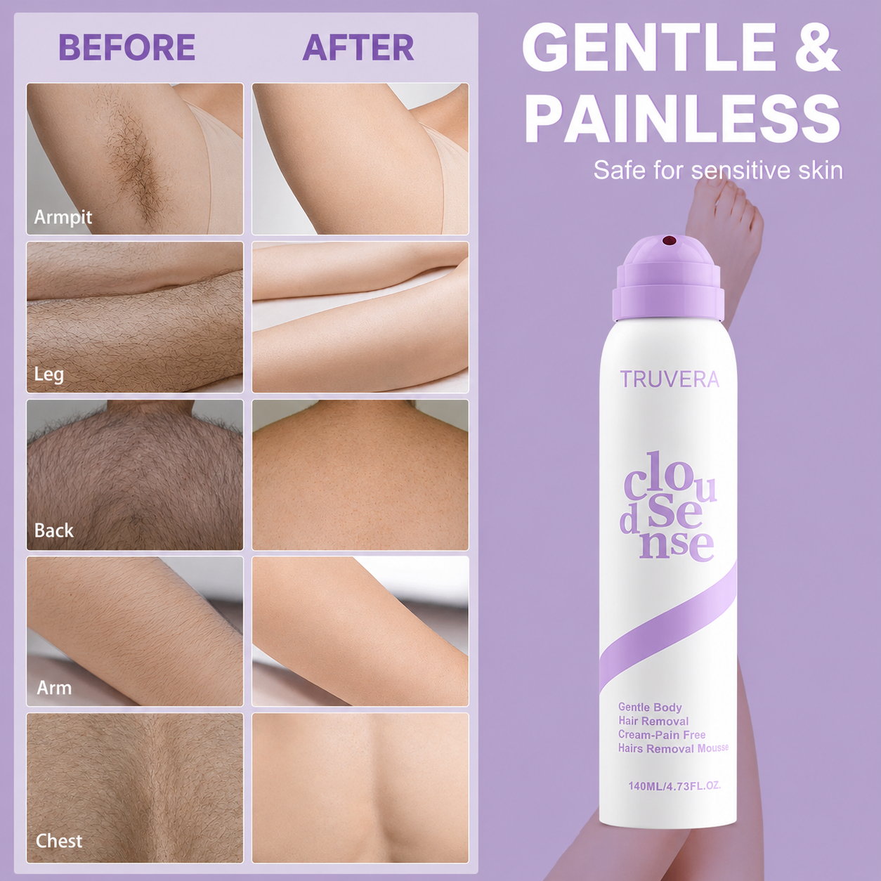Truvera Hair Removal Mousse